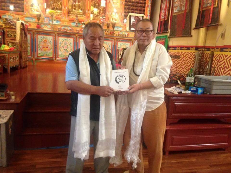 Tibetan literacy workbooks, made for elders