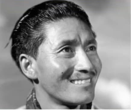 Tenzing Norgay, smiling